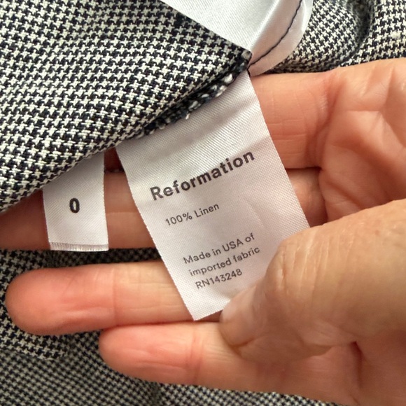 Reformation Thelma Dress Houndstooth - Picture 5 of 5